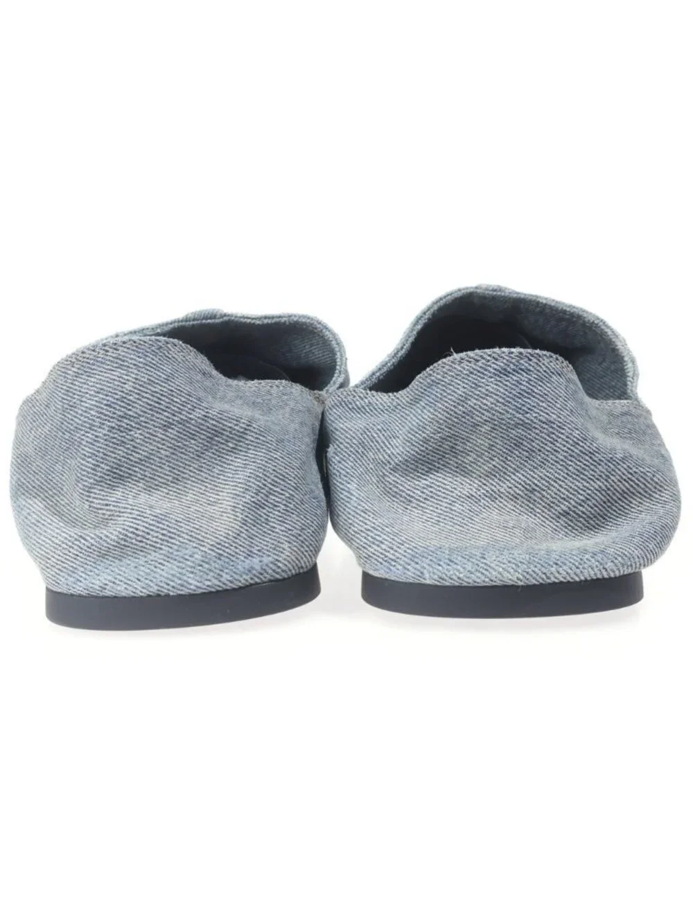 Balenciaga Flat Mule Smooth Lambskin Mules Blue